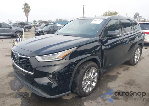 2021 Toyota Highlander Hybrid Limited from USA, damaged, VIN 5TDDBRCH2MS523105